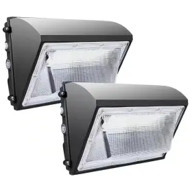 Koaoeirs 726084151642 1000-watt Equivalent Integrated Led Dusk To Dawn Wall Pack Light For Warehouses