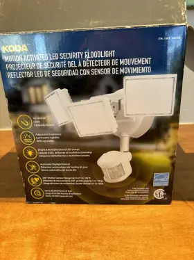 Koda 313047593535 New Motion Activated Led Security Floodlight 3000 Lumen Light