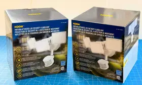 Koda 840010301151 2 Pack New Motion Activated Led Security Floodlight 3000 Lumens Lights