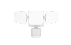 Koda 840010309065 240 -degree Equivalent Led White 3 -head Motion-activated Flood Light