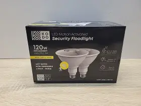 Kodo 815508023662 120w Par 38 Led Motion Activated Security Floodlight Replacement Bulbs