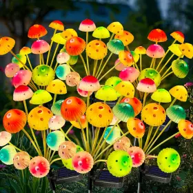 Ms-mgud-6 Kohlrabi Solar Garden Lights 6 Pack Mushroom Light