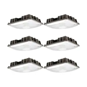 Mcp0527w27v50kd Konlite 27w Led Canopy Area Light - 6 Pack Dark Bronze 100w Hid/m.h. Equivalent