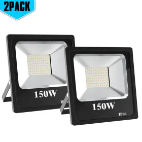 Ng-fl-100w-508-bus Kukuppo 2pack 150w Led Flood Light Outdoor Security Yard Garden Lighting Spotlight 5000k