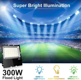 Kukuppo Ng-fl-300wx-508-baeh Led Flood Light 300w Outdoor Floodlight Security Lightings Replace 1000w Mh/hp