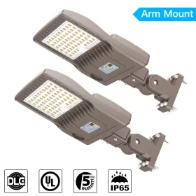 Kukuppo Ng-nsb-150w-480v-n-5k-led##71 2x 150w Led Parking Lot Light Outdoor Commercial Shoebox Road Lamp 5000k