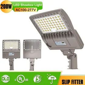 Ng-nsb-200w-sf-5k-120v Kukuppo Ng-nsb-200w-sf-5k-120v#ny46 200w Led Parking Lot Light Shoebox Pole Commercial Street And Area Lighting