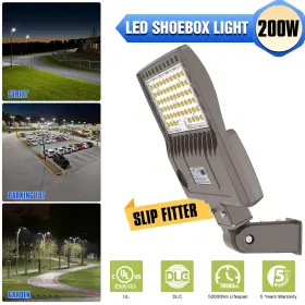 Ng-sb-200w-sf-5k-120v Kukuppo Ng-sb-200w-sf-5k-120v#ny32 200w Led Parking Lot Light Fixture Outdoor Street Lamp Area Commercial
