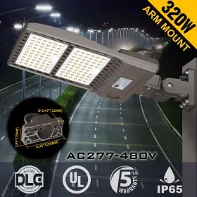 Ng-sb-320w Kukuppo 480v 320w Led Parking Lot Light Shoebox For Roadway Sport Fields Arm Mount