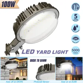 Kukuppo Ng-sp-100w 100w Led Barn Yard Light Outdoor Garden Street Security Wall Lamp Dusk To Dawn