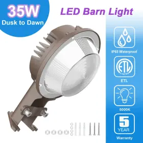 Ng-sp-35w Kukuppo Led Dusk To Dawn Barn Light 35w Watt Farm Outdoor Security Floodlight Photocell