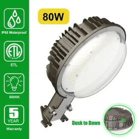 Kukuppo Ng-sp-80w Led Dusk To Dawn Barn Street Light 80w Outdoor Yard Security Wall Flood Lighting