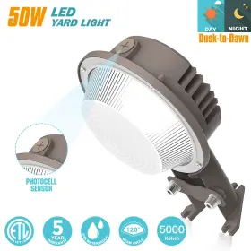St05-5001-50w Kukuppo 50w Led Barn Yard Light Dusk To Dawn Garden Backyard Security Outdoor Wall Lamp