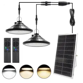 Shl24-2 Lam Ms Pen Solar Pendant Light Shed Indoor Outdoor 4 Modes 120 Adjustab