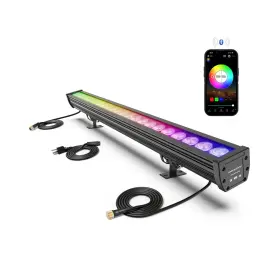 Ls0001 Landscapestation Smart Led Wall Washer Light 168w Rgbcw Color Changing Linear Bar Via A