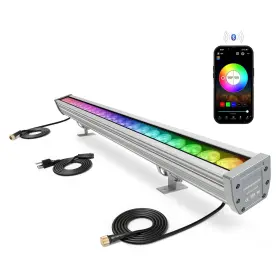 Ls0020 Landscapestation Dimmable Smart Led Wall Washer Light 168w Rgbcw Music Sync Indoor/outdoor