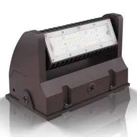 Led Flying Direct 765154160450 Rotatable Wall Pack Light 40w 5000k 5400lm Adjustable Head Outdoor W
