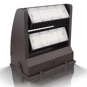 Led Flying Direct 765154160542 Rotatable Wall Pack Light 80w 5000k 10800lm Adjustable Head Outdoor
