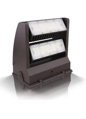 500w Led Luminaires 765169876469 Rotatable Wall Pack Light 120w Mh Equiv. 5000k 16 200 Lumens Adjus