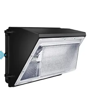 120w-with Ledmo 611040014195 120w Led Wall Pack Light With Dusk-to-dawn Photocell Brown