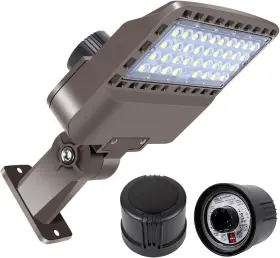 Ez1523 Ledmo - Floodlight Lighting 3-in-1 Sensor With Dusk To Dawn Photocell 22500 Lm