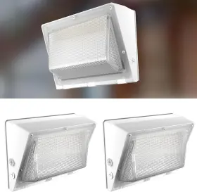 Wpm-20-5s Ledmo Lightdot 2pack 250w Led Wall Pack Lights 100-277v Dusk To Dawn With Photocell