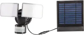 62410 Ledvance Solar Security Wall Light Pir Sensor Dual Head Led 1000lm 5000k White 1 Pack