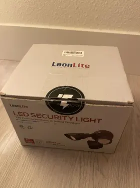 Leonlite 616320524029 Cob Led Security Light Motion Sensor Flood Lights White 5000k