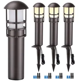 97781 Leonlite Led Low Voltage Landscape Pathway Lights 3w 12v Warm White 3000k