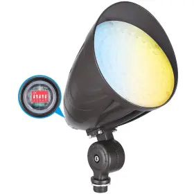 Leonlite A-13623 35w 3cct Bullet Led Spotlight Flood Light Dusk To Dawn Dimmable Fla