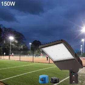 Leonlite D-22365 150w Commercial Led Parking Lot Lights Dusk To Dawn Flash Flood Ligh
