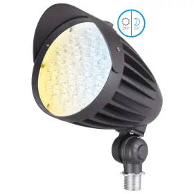 Leonlite E-35171 3cct Commercial Led Bullet Flood Lights 20w/30w/40w 4880lm Dusk To Dawn