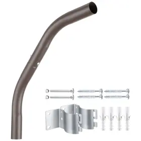 E-55349 Leonlite Extension Mounting Arm For Led Barnlight Area Light Pole Brown