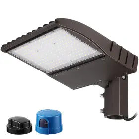 Leonlite Sl13sbl-sfxxwbrn50 Dusk-to-dawn Shoebox Lights Slipfitter Street Light 5000k Daylight