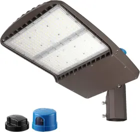 St1cbt-12-6wxx Leonlite 300w Led Parking Lot Light Adjustable Arm Mount Dimmable Shoebox Pole