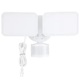 Leonlite Xl1osllo-sfs25n3cct-xx-pirpi 25w 3cct Dual Head Motion Sensor Plug-in Led Security Light