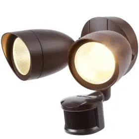 Zh3sct-20wrss30-brz Leonlite Motion Sensor Flood Light Etl Listed Aluminum Led Bronze 3000k