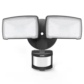 005-sl-n931ac-bk Lepower Led Security Lights Motion Sensor Light Outdoor 30w 3200lm Black