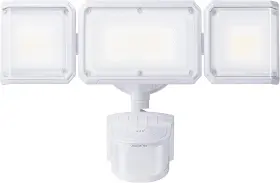 Lepower-tec 313096785707 Zero Blind Spots Outdoor Security Light With 240 And 100ft Dual Pir M