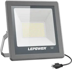 Zstgd-150w Lepower 150w Led Flood Light Outdoor 15000lm Work With Plug 6000k Ip66