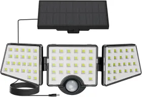 Pr640004-dw Lepro Solar Lights For Outside Wl5000 Motion Activated Security Black