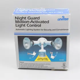 Leviton 078477825471 Vintage Outdoor Porch Floodlight Lamp Security Light Motion Sensing