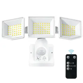 Li-fl03w-1p-us-sc Ligency Led Flood Light Motion Sensor Outdoor 6000lm Security With Three H