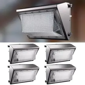 Wpm-17-468 Lightdot 4 Pack 200w Led Wall Lights Dusk To Dawn Photocell 28000lm 5000k