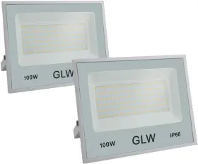 100w Lighting 445032414457 Led Flood Light Outdoor Super Bright Security Lights 3000k 10000lm Warm Whi