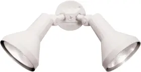 Lighting 810744037244 Two Light Outdoor Security Flood With Heavy Duty Cast Aluminium B