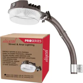 Efmg443w12v50kdp1a Lighting Dusk To Dawn Outdoor 43w Led Barn Lights 5000lm 400w Replace
