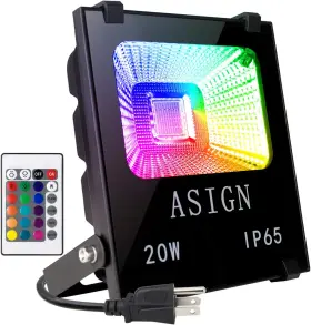 Sn-fl-20w-rgb Lighting 20w Rgb Led Flood Lights Indoor Outdoor Decoration Light Waterproof Color Chang