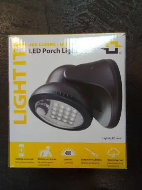 20038-107 Lightit 400 Lumen Led Porch Light Battery Powered #209