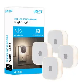 58804 Lights By Night Led Motion Sensor Light Plug-in 25 Ft. Detecti